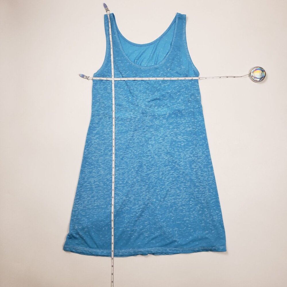 Becca Beach Date Knot Back Scoop Cover Up Dress Women's Medium Crystal Sea Blue - Picture 6 of 16
